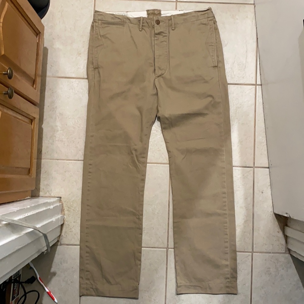 RRL 7.93oz Military Rt Hand Twill Officers Field Trousers